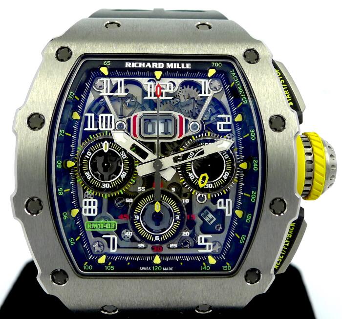 Richard Mille Replica Watch RM 011 AUTOMATIC FLYBACK CHRONOGRAPH RM 11-03 Titanium